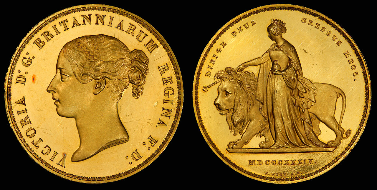 Why the 1839 Una and the Lion Gold £5 is Britain's Most Beautiful Coin